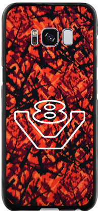 Telefoonhoesje V8 logo Rood - - OFFICIAL V8POWER MERCHANDISE